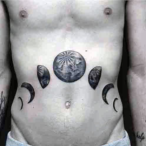 tatuaggio fasi lunari 95
