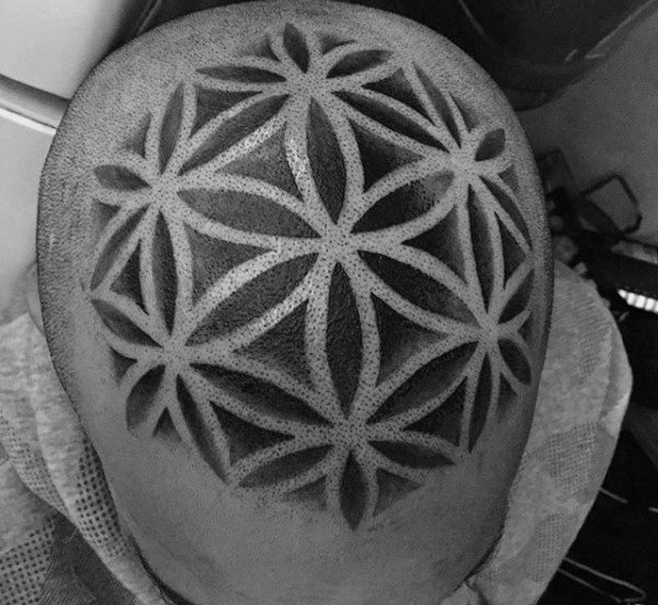 tatuaggio fiore della vita 120