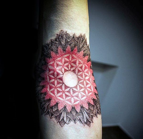 tatuaggio fiore della vita 228