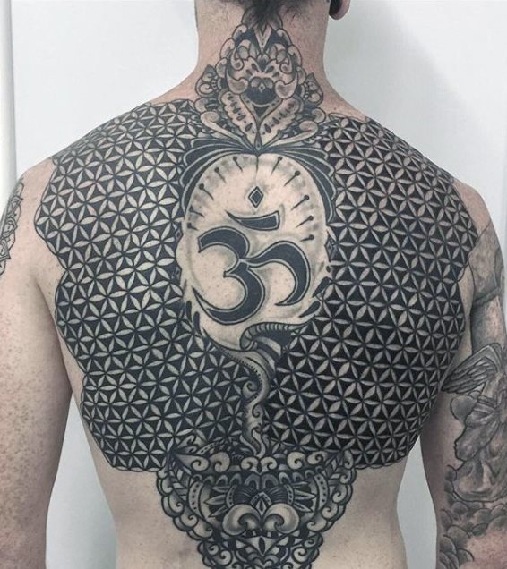 tatuaggio fiore della vita 282