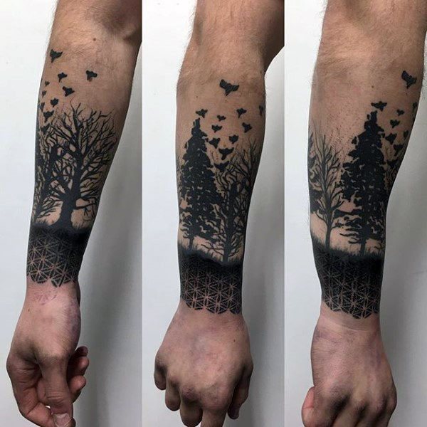tatuaggio fiore della vita 81