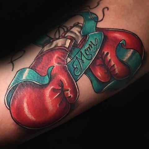 tatuaggio nastro contro cancro 111