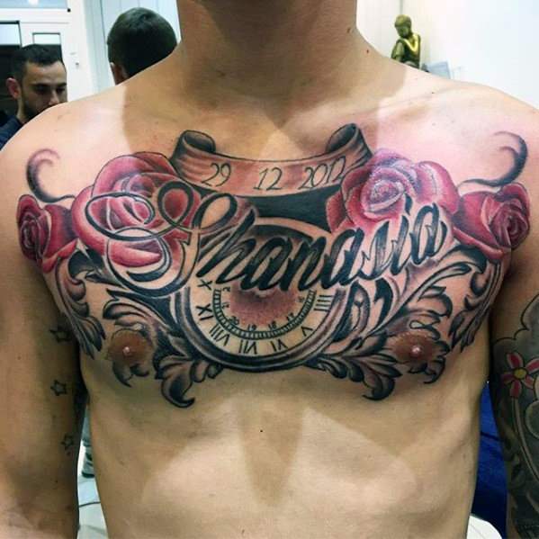 tatuaggio nome figlio bambino 80