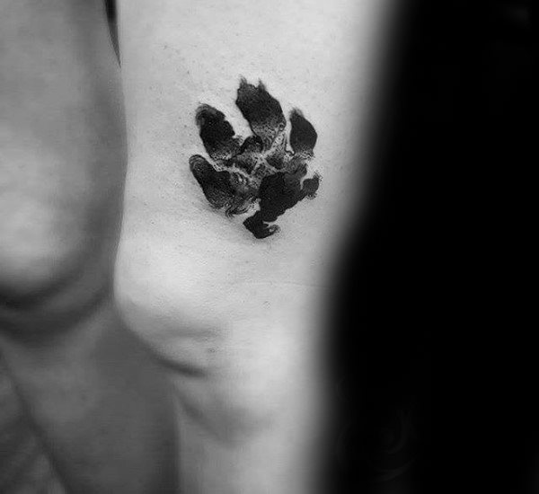 tatuaggio orma impronta cane 189