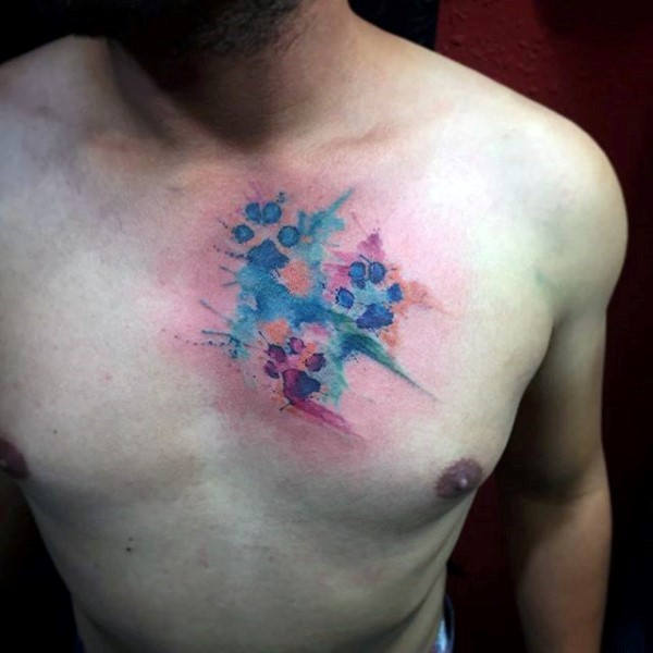 tatuaggio orma impronta cane 39