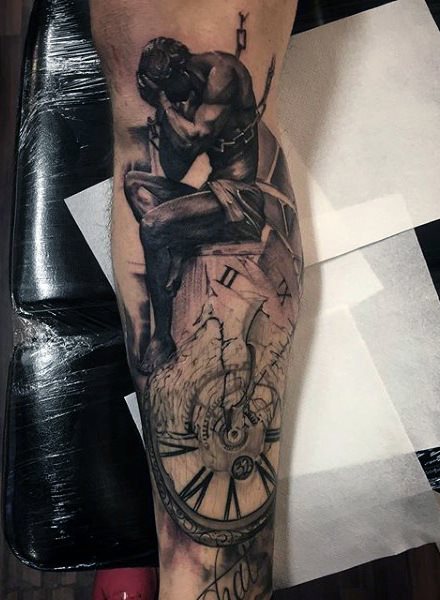 tatuaggio orologio 202
