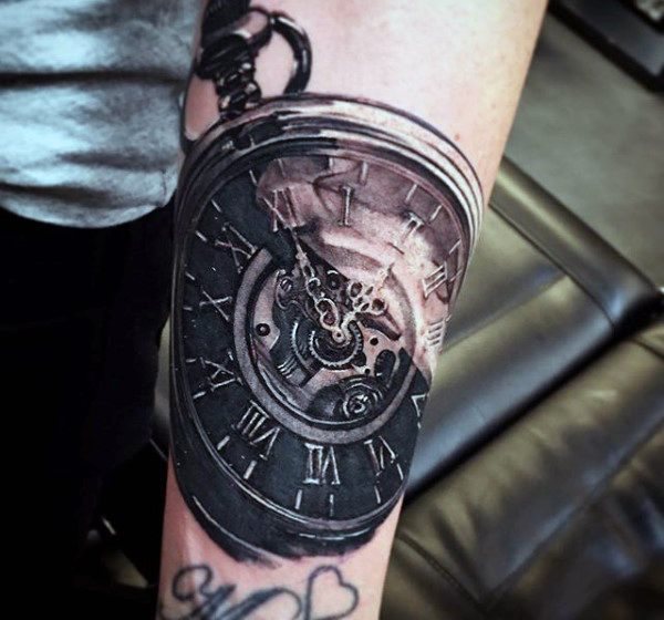 tatuaggio orologio 97