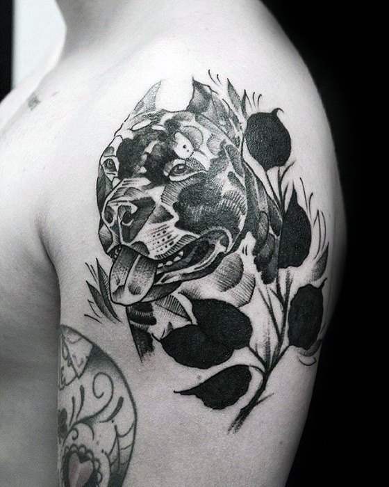 tatuaggio pitbull 128
