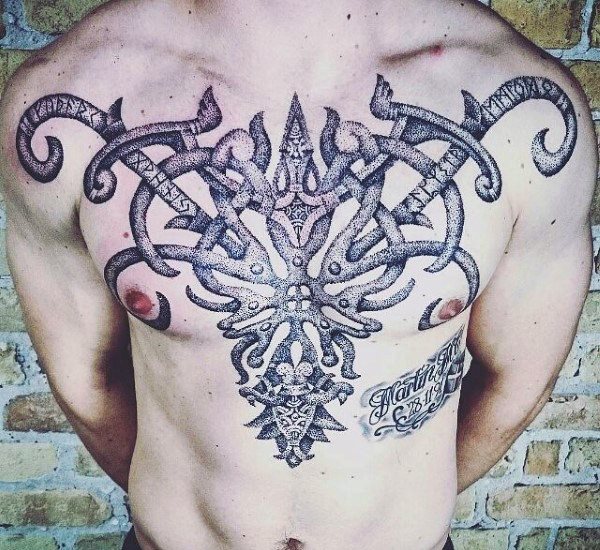 tatuaggio rune 108