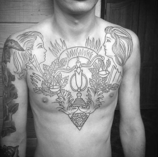 tatuaggio segno bilancia 15