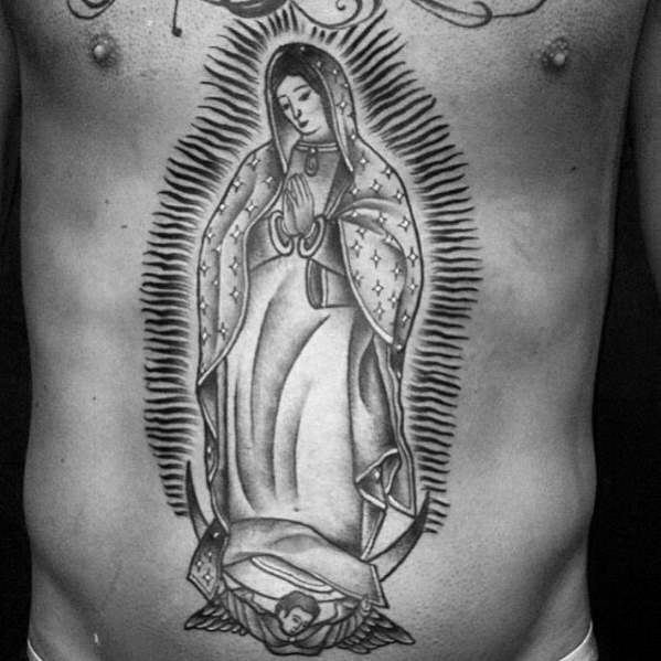 tatuaggio vergine di guadalupe 107