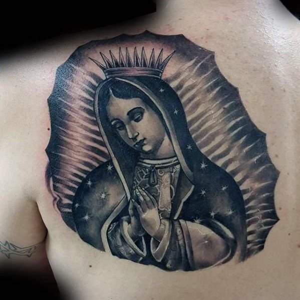 tatuaggio vergine di guadalupe 80