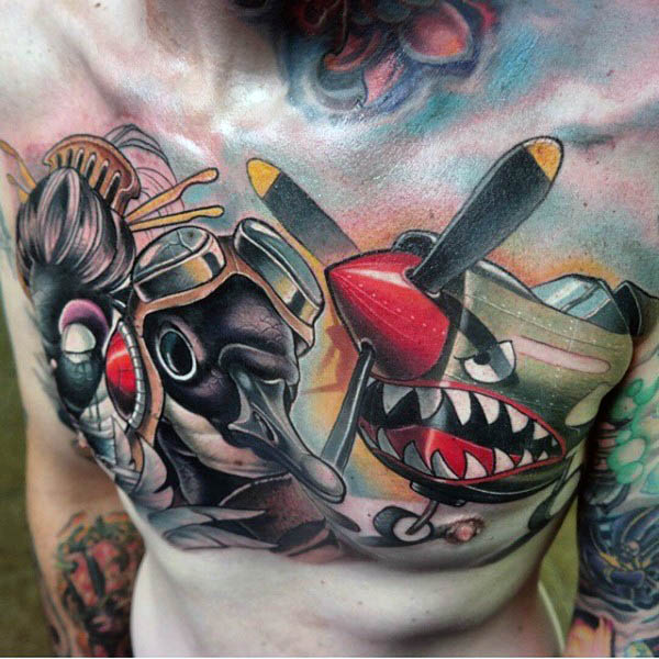 tatuaggio aereo 63