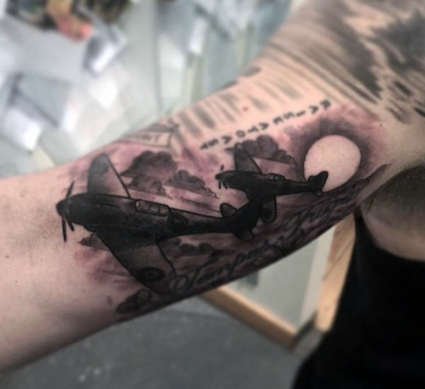 tatuaggio aereo 84