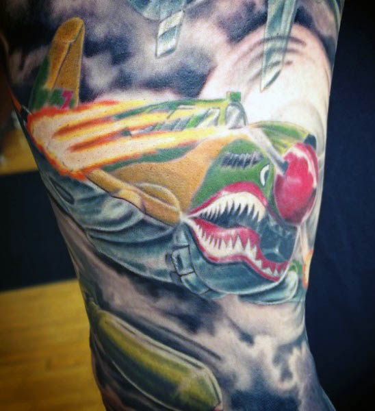 tatuaggio aereo 93