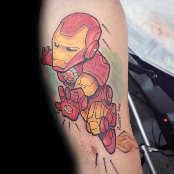 tatuaggio iron man 102