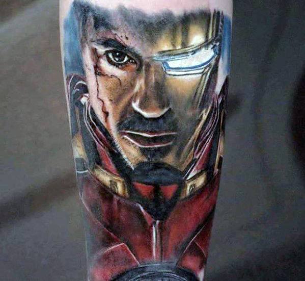 tatuaggio iron man 15