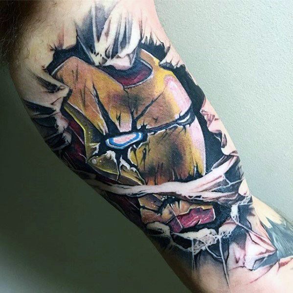 tatuaggio iron man 204