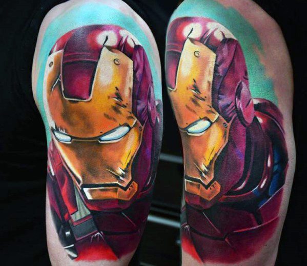 tatuaggio iron man 21