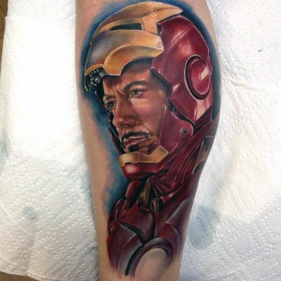 tatuaggio iron man 237