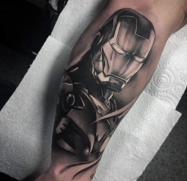 tatuaggio iron man 336