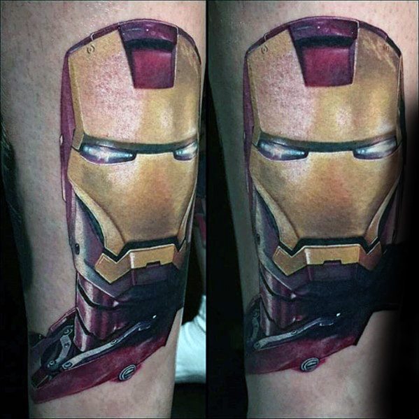 tatuaggio iron man 396