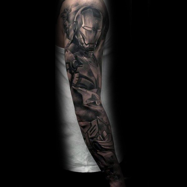 tatuaggio iron man 51