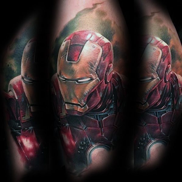 tatuaggio iron man 66