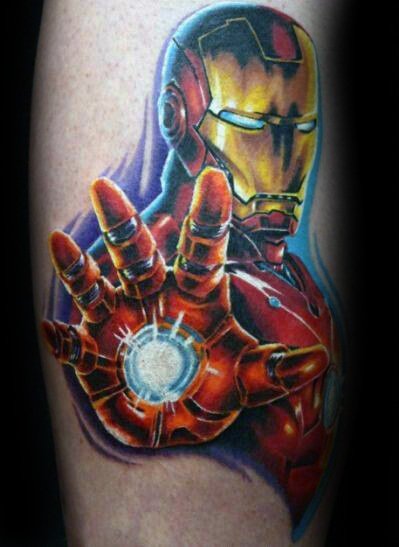 tatuaggio iron man 81