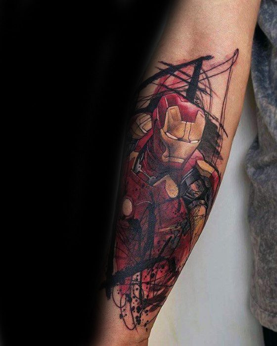 tatuaggio iron man 87