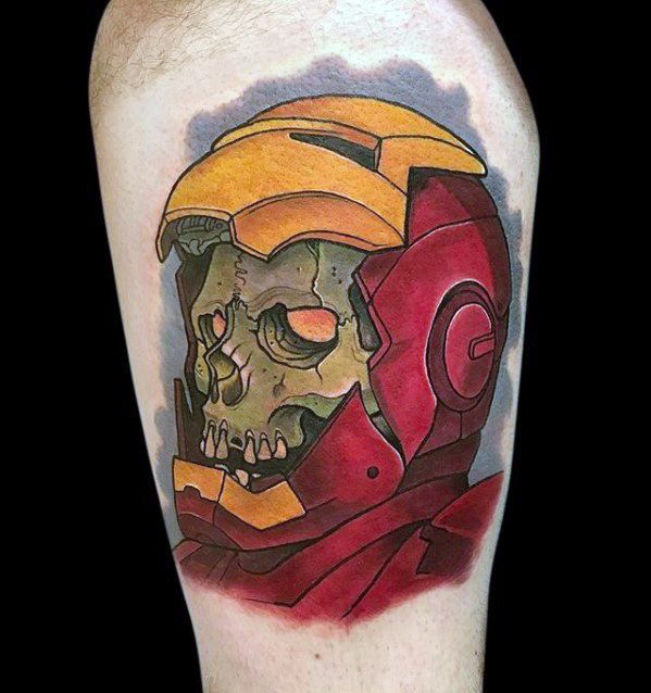 tatuaggio iron man 93