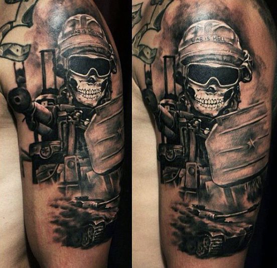 tatuaggio pistola 123
