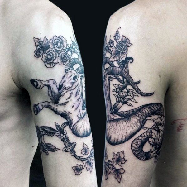 tatuaggio segno capricorno 12