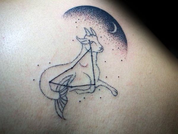 tatuaggio segno capricorno 132