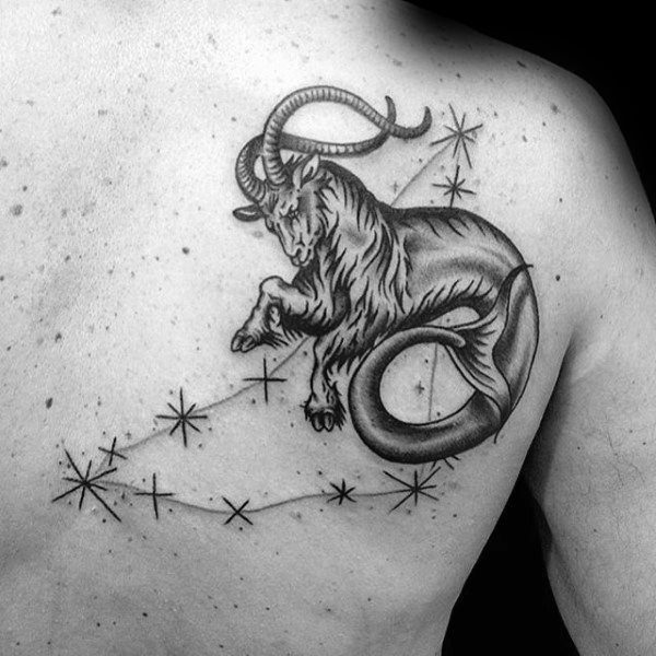 tatuaggio segno capricorno 135