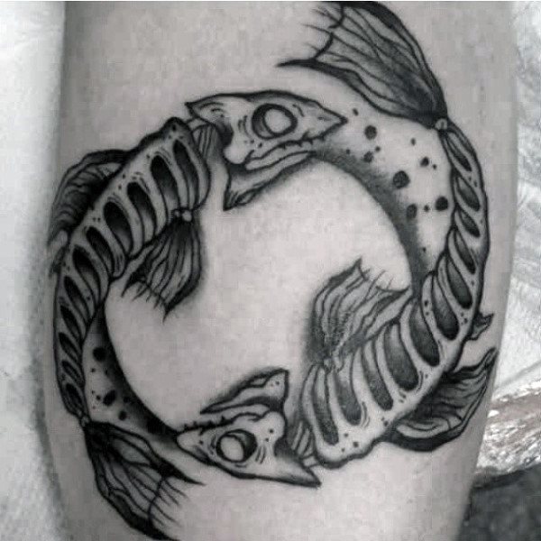 tatuaggio segno pesci 48
