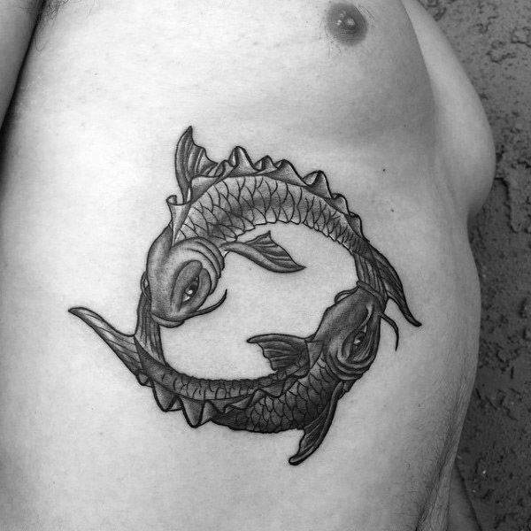 tatuaggio segno pesci 66