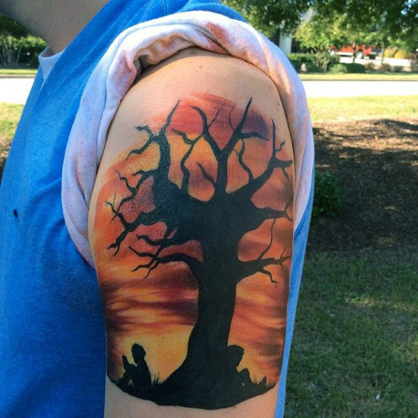 tatuaggio tramonto 162