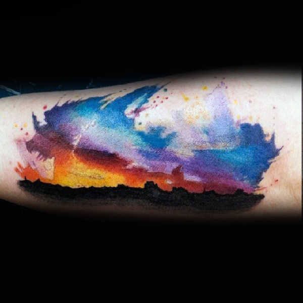 tatuaggio tramonto 183