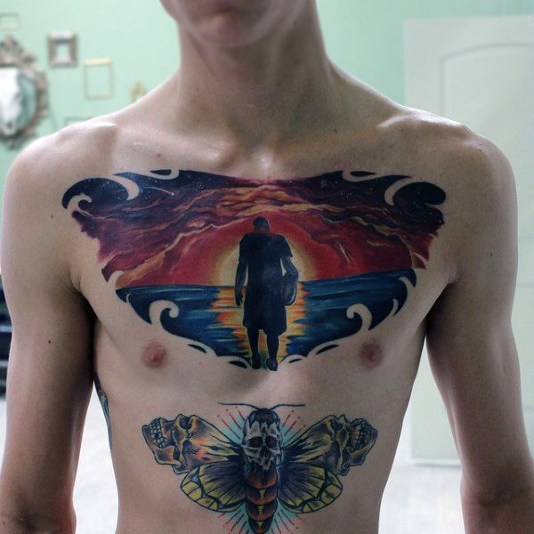 tatuaggio tramonto 189