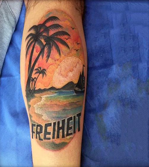 tatuaggio tramonto 216