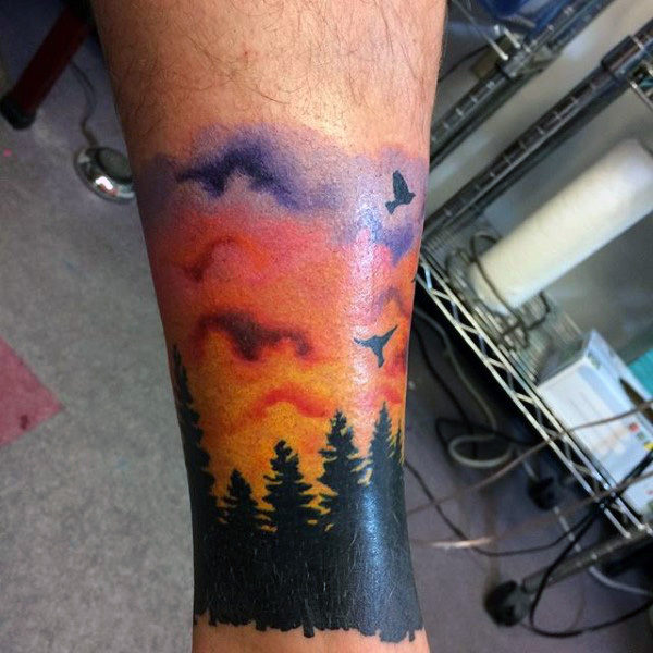 tatuaggio tramonto 24