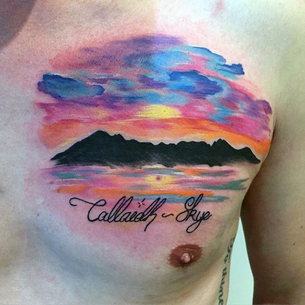 tatuaggio tramonto 69