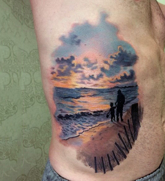 tatuaggio tramonto 84