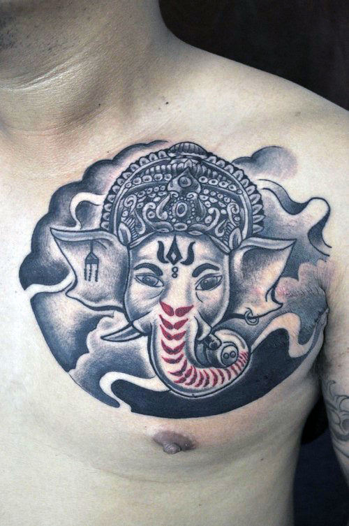 tatuaggio Dio Ganesha 163