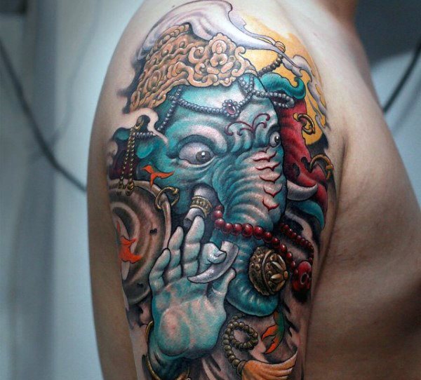 tatuaggio Dio Ganesha 85