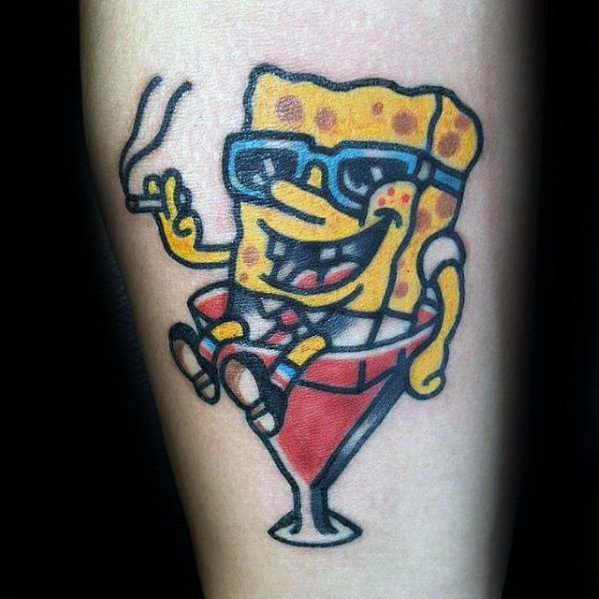 tatuaggio SpongeBob 13
