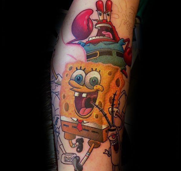 tatuaggio SpongeBob 15