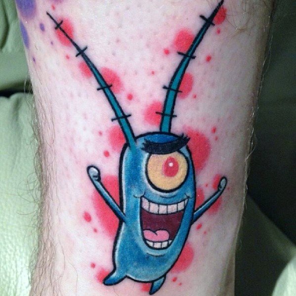 tatuaggio SpongeBob 21