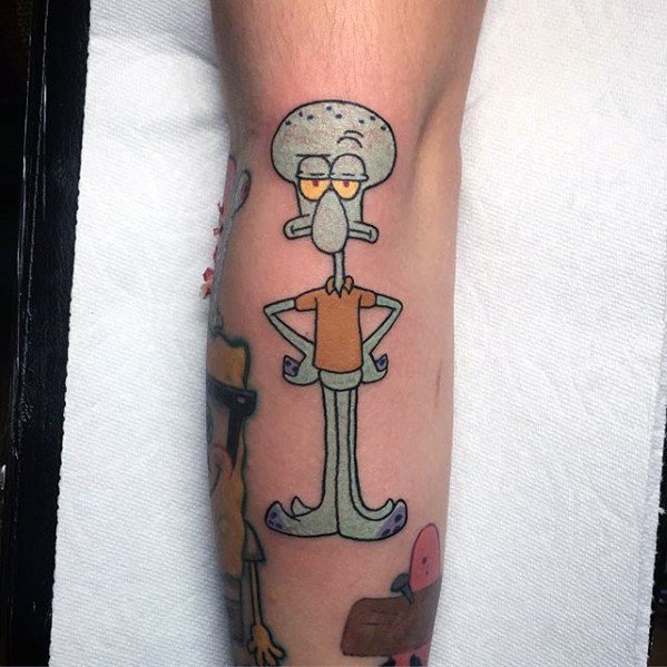 tatuaggio SpongeBob 25
